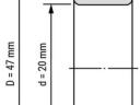 6204 2RS/C3 (20x47x14) FAG csapágy