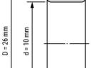 63000 2RS (10x26x12) SKF csapágy