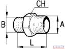 Közcsavar 1/4&quot;-1/2&quot;