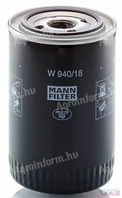 Olajszűrő W- 940/18 Mann-Filter