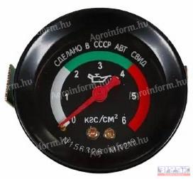 MTZ olajnyomásmérő óra elektromos 0- 6 bar