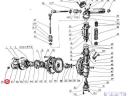 MTZ-82 tengelycsonk 5 csavaros