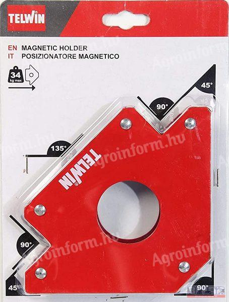 Mágneses pozicionáló 45°-90°-135°, max:34kg