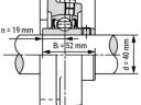 Csapágyház + csapágy UCF-308 NTN