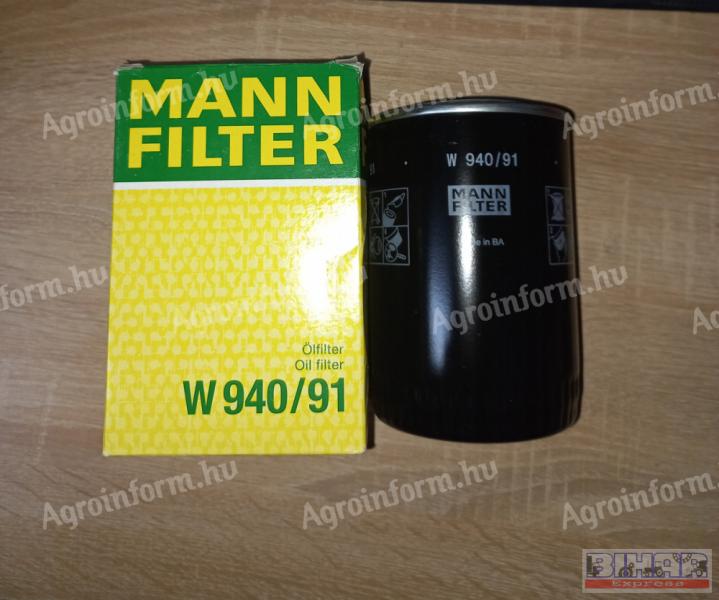 Olajszűrő W- 940/91 Mann-Filter