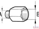 Manométer csatlakozó 1/4&quot;-16x1,5 BK