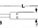 Ablakteleszkóp 499mm 100Nm