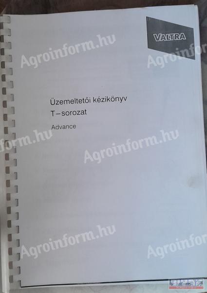 VALTRA traktor Üzemeltetői kézikönyv T4 sorozat