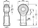 Gömbfej M12 (12x34x67) 