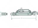 Munkahenger hidraulikus, 3. pont 90x640