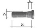 Kerékcsavar M14x1,5- 41, 10.9