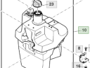 John Deere üzemanyag tank ER436374