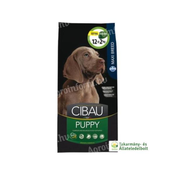 Cibau Puppy Maxi száraz kölyök kutyatáp 12+2kg