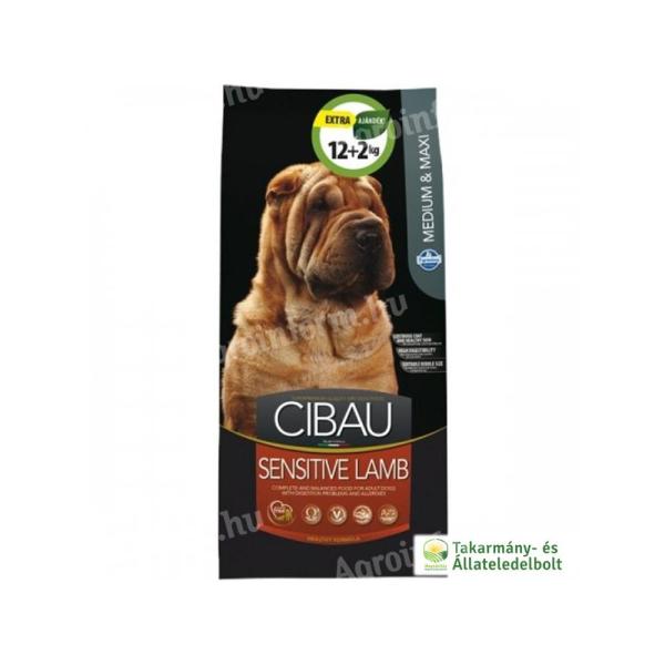 Cibau Sensitive Lamb száraz kutyatáp 12+2kg