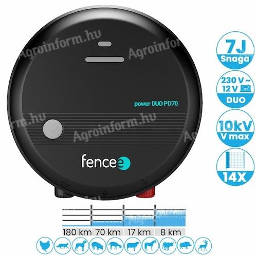 Fencee Power DUO PD70 Villanypásztor Készülék
