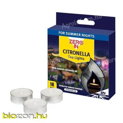 Zero Ín citronellás tea mécses 18db/csomag