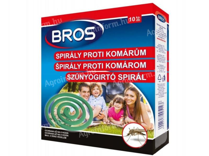 Bros Szúnyogirtó és riasztó spirál 10db-os