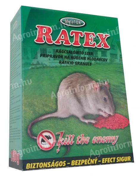 Ratex rágcsálóirtó granulátum 150g