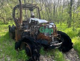 New Holland T6.165 égett traktor