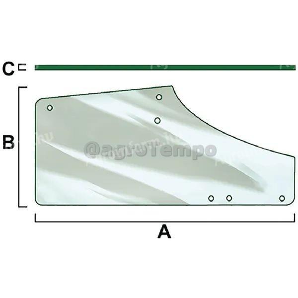 VPM7369 Vapormatic Jobb oldali ajtóüveg