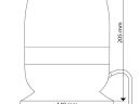 727431 Luminex LED sárga villogó, 9-33V