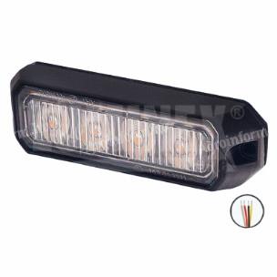 727452 Luminex LED FIGYELMEZTETŐ LÁMPA borostyánsárga, 9-33V + 0,3 M KÁBEL
