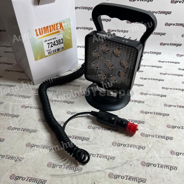 724382 Luminex LED Munkalámpa, mágneses alap - 1600 LUMEN, 12-24V + 3 m kábel