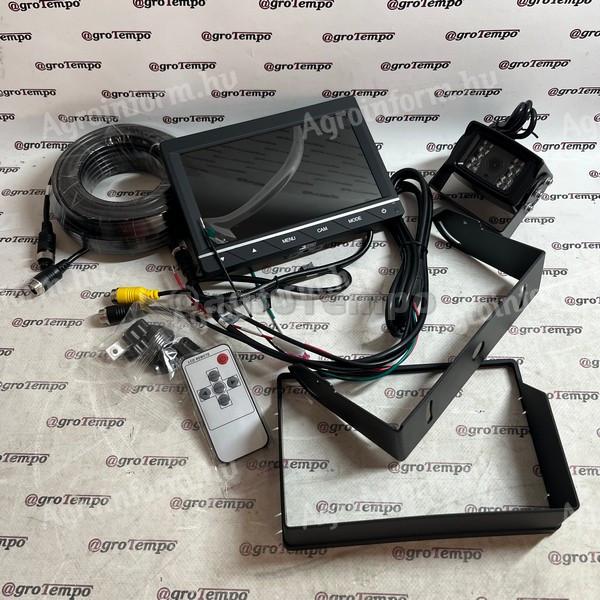 727930 Luminex Kamera készlet 7&quot; LCD monitorral 12-24V + 15m vezeték (4PIN)