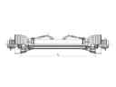 PTO60Y21T1010GP Gopart Kardántengely 1010 mm