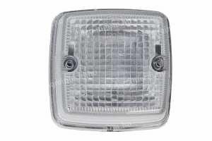 2PF003014-071 HELLA Határoló fény, helyzetjelző lámpa, halogén, 12/24 V, fekete ház, átlátszó lencse, 100x40x42 mm, C5W izzóval, IP5K9K