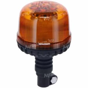 LA20090 KRAMP LED-es forgóvillogó, 20 W, 12-24 V, borostyánsárga, rugalmas rudas rögzítés, Ø 126 mm x 201 mm