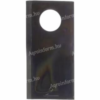 434978KR Kramp Kaszapenge jobb 100x48x4 mm, Ø21 mm-es furat, Pöttingerhez, 25-ös csomag