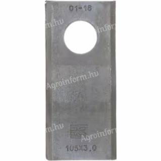 VGCM120KR Kramp Kaszapenge bal/jobb 105x47x3 mm, Ø21 mm-es furat, több márkához, 25-ös csomag