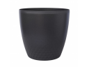 Plastia Perla kaspó 25cm antracit