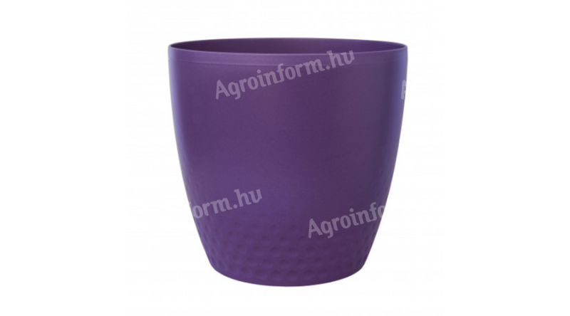 Plastia Perla kaspó 25cm gyöngyház lila
