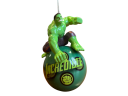 Marvel Hulk figura+gömb Karácsonyfadísz (13 cm)