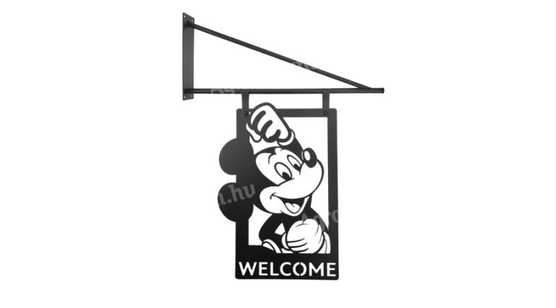Mickey welcome ajtótábla 