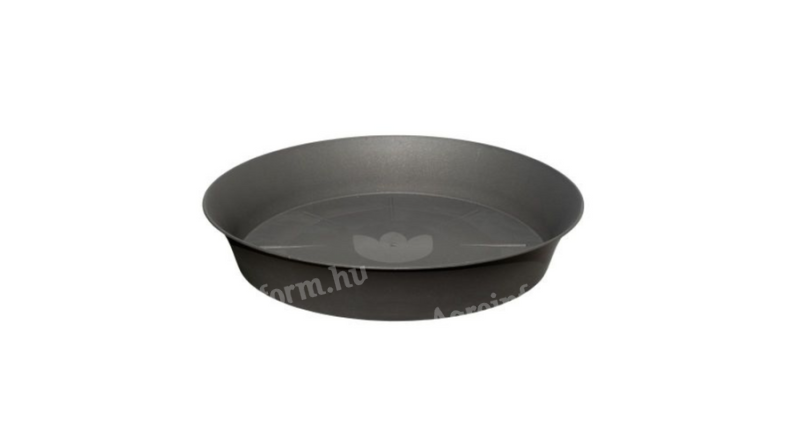 Plastia cserépalátét Tulipan 24 cm antracit