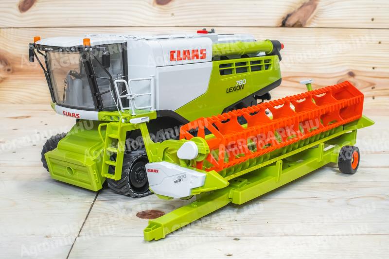 ÚJ Claas Lexion 780 Terra Trac játékkombájn. valósághű funkciók, strapabíró kialakítás ABS műanyagból, 4 éves kortól ajánlott, 1:16 méretarány