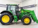 ÚJ homlokrakodó EURO felfogatással. John Deere  6630, 6830, 6930, 6145M, 6150M, 6155M, 6140R, 6145R, 6150R, 6155R traktorhoz, szintezés