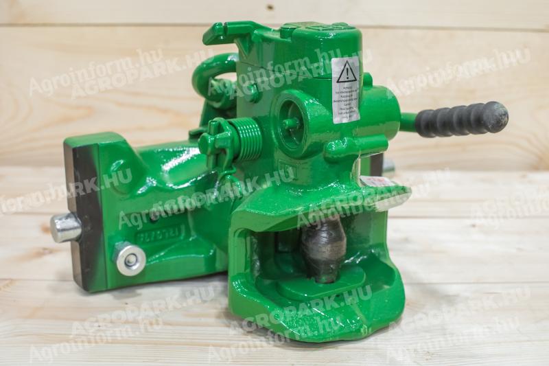 ÚJ automata zöld vonófej (330 mm széles). gyártmány: Rockinger │ kompatibilis: John Deere erőgép │ mennyiség: 1 darab
