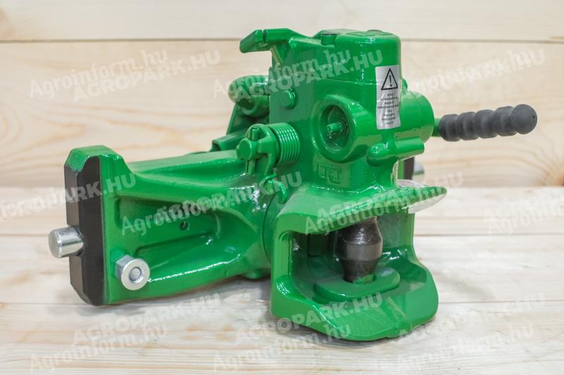 ÚJ automata zöld vonófej (390 mm széles). gyártmány: Rockinger | kompatibilis: John Deere 6R, 7R, 8R│mennyiség: 1 darab