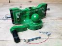 ÚJ K80  zöld vonófej (390 mm széles). gyártmány: Rockinger │kompatibilis: John Deere erőgép | mennyiség: 1 darab
