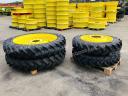 ÚJ állítható művelőkerék szett 320/85R34 és 380/90R46. John Deere 6135M-6195M, 6135R-6155R, 6530-6930 traktorokhoz, Alliance gumizással