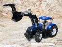 ÚJ New Holland T7.315 játék homlokrakodóval. valósághű funkciók,strapabíró kialakítás ABS műanyagból, 4 éves kortól ajánlott, 1:16 méretarány