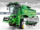 John Deere S690i (1899/3059 üzemórás) kombájn, hevederes, AT ready, Harvest Monitor, központizsírzás