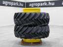 ÚJ ikerkerék szett CEAT 710/75R42 gumizással. 23x42-es ikerfelni 350 mm-es távtartóval, 12 db szerelékkel és új CEAT gumiabroncsok