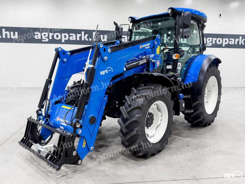 ÚJ New Holland T5.90S traktor, homlokrakodóval