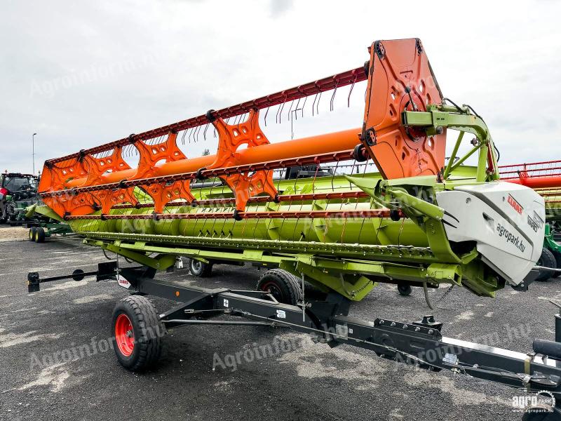 Claas V620 (Vario 620) 6,2 méteres vágóasztal szállítókocsival, repcekaszával, Claas Tucano és Lexion kombájnokhoz