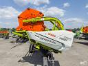 Claas Cerio 560 5,6 m-es gabona vágóasztal szállítókocsival, Claas Lexion és Tucano felfogatással